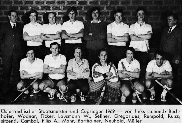 Österreichische Staatsmeister und Cupsieger 1969